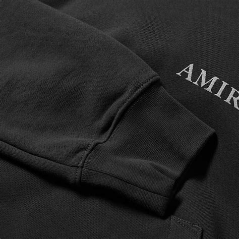 AMIRI Puff Logo Hoodie Black | END.