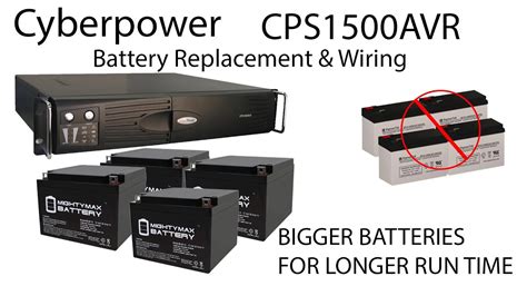 How To Change Battery In Cyberpower 1500avr