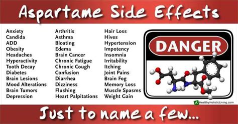 Aspartame Side Effects : Healthy Holistic Living