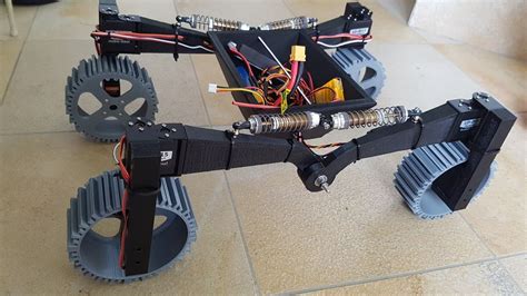 Mars Robot Rover RC Crawler with directional wheels by bolbot. | Mobile ...