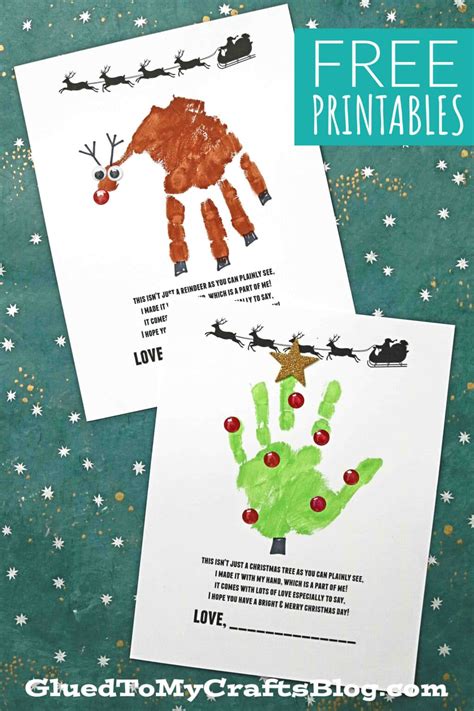 Printable Christmas Handprint Poem