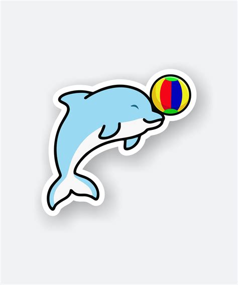 Cute Dolphin Sticker - devisestore