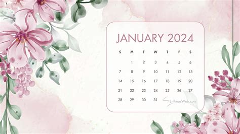 January 2024 Calendar Desktop Wallpaper Entheosweb – NBKomputer