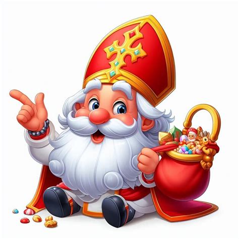 Premium AI Image | Sinterklaas free photosImage with white Background