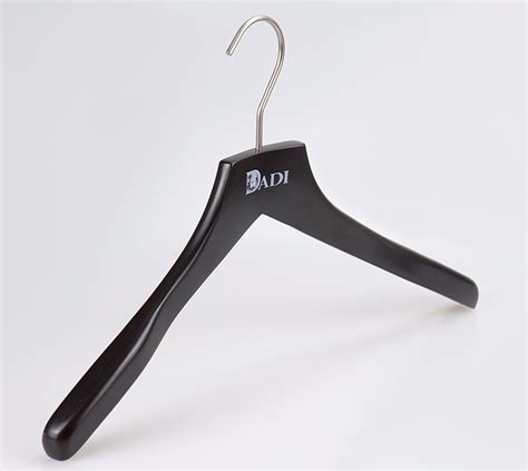 Supply Custom Wooden Luxury Garment Hanger With Logo Wholesale Factory ...