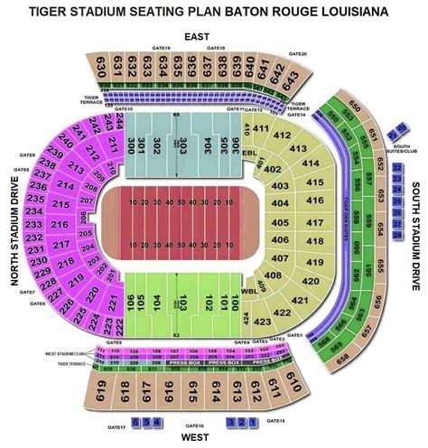 LSU Tiger Stadium Seating Plan, Parking Map,Ticket Price, Booking