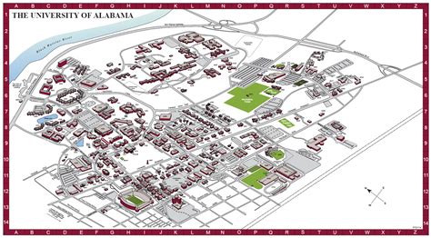 university of alabama map - Clip Art Library