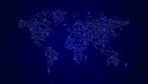 Blue World Map Vector Art, Icons, and Graphics for Free Download