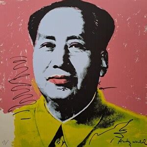 Andy Warhol Signed: Mao Zedong Portrait CMOA Certificate andy Warhol Signed, Andy Warhol Wall ...