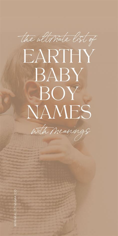 Earthy Boy Names, Nature Names For Boys, Baby Boy Middle Names, Best Boy Names, Handsome Boy ...