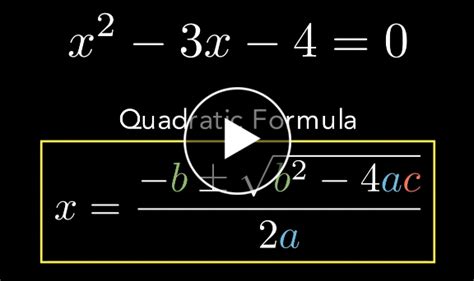 Quadratic Formula Calculator