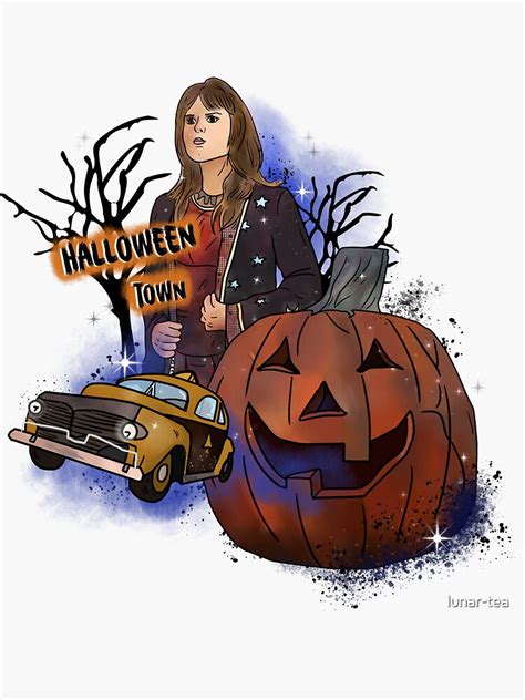 "Halloweentown Marnie" Sticker for Sale by lunar-tea | Redbubble