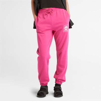 Logo Pack Stack Sweatpants for Women in Pink | Timberland