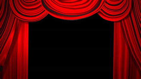 Classic Red Curtain Animation - YouTube