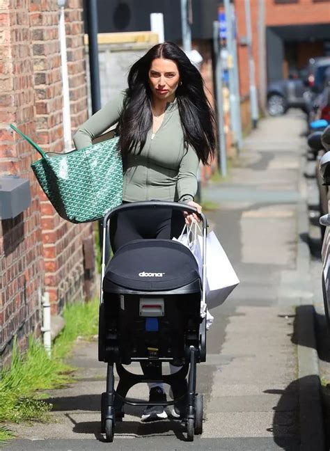 Kyle Walker’s wife Annie Kilner takes baby son for stroll after welcoming fourth son with ...