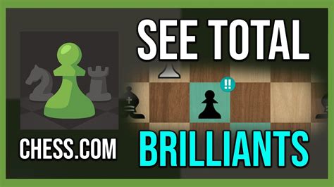 How To See Total Brilliant Moves In Chess.com (Tutorial) - YouTube