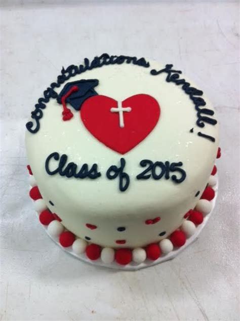 Sacred Heart Academy Graduation Cake - Adrienne & Co. | Graduation cakes, Cake, Graduation party