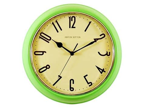 Home: Decorating Ideas, Home Improvement, Cleaning & Organization Tips | Yellow wall clocks ...