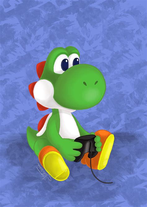 #yoshi #gamer #fanart #nintendo # | Super mario art, Mario bros, Game ...