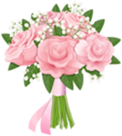 Pink Rose Bouquet Free PNG Clip Art Image | Gallery Yopriceville - High ...