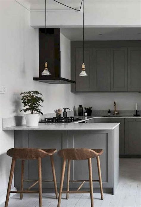 50 Best Small Kitchen Design Ideas And Decor 48 in 2020 | Modern kitchen remodel, Kitchen design ...