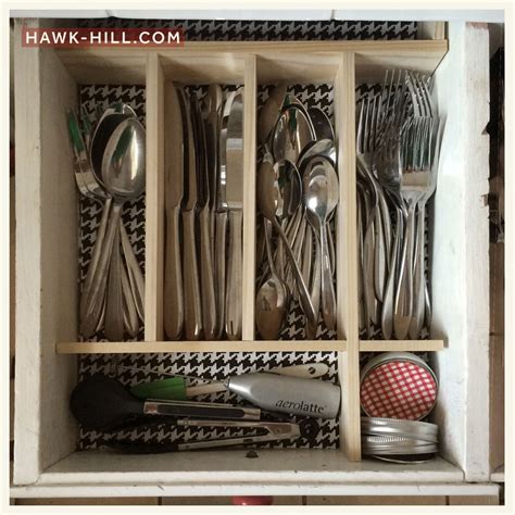 How to Make DIY Kitchen Drawer Dividers | Hawk Hill