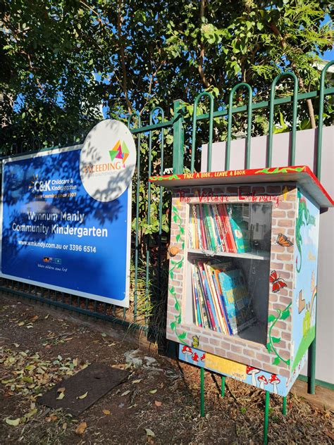 Wynnum Manly Community Kindy Street Library - Street Library Australia