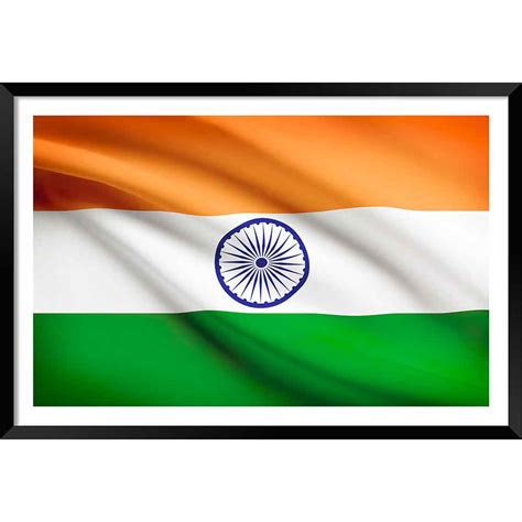 Indian flag Frame (Waving) - DBrush