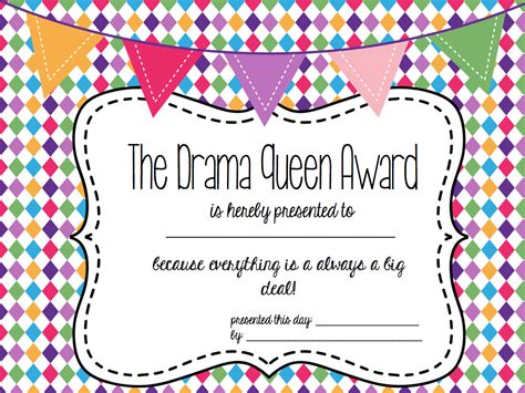 Free Funny Awards! - Principal Principles