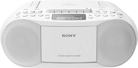 N/A Sony CFD-S70W AUX, CD, Tape Recording mode White | Conrad.com