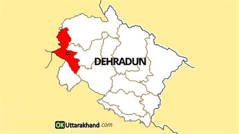 Map Of Dehradun Uttarakhand - Connie Celestina