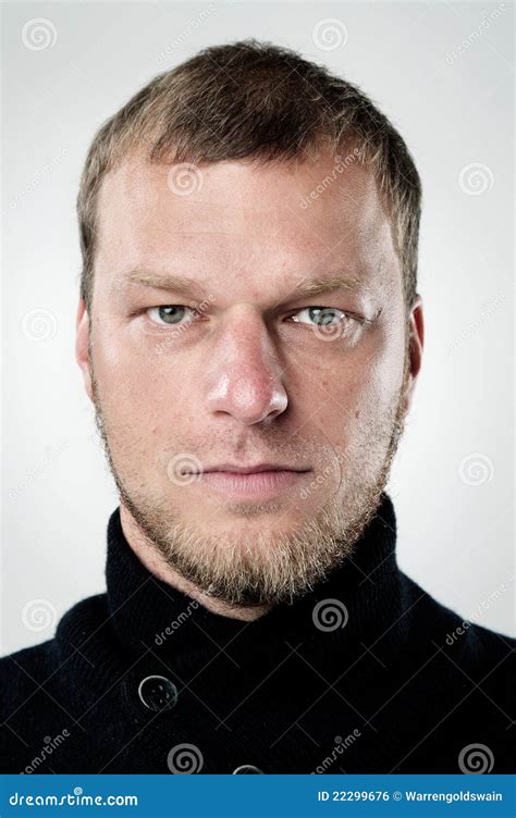 Real Normal Person Portrait Stock Photo - Image of head, natural: 22299676