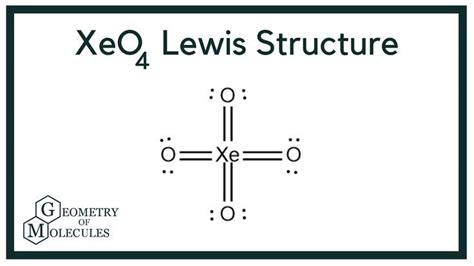 XeO4 Lewis Structure (Xenon Tetroxide) | Molecules, Lewis, Chemical formula