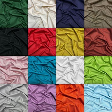 Plain Cotton Canvas Fabric | Pound Fabrics | UK's Best Price