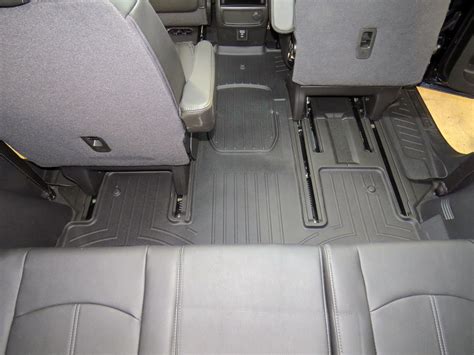 WeatherTech 2nd and 3rd Row Rear Auto Floor Mat - Black WeatherTech Floor Mats WT441114