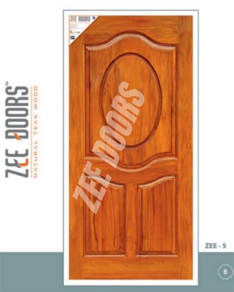 Wooden Teak Wood Doors Interior and Exterior Doors For Home, Size/Dimension: 7*3 Feet at Rs ...