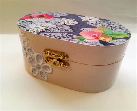 Jewelry box for girls Teens jewelry storage box wooden