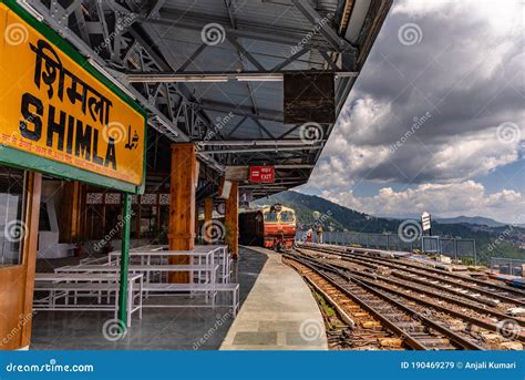 Shimla railway station editorial stock image. Image of cityscape ...