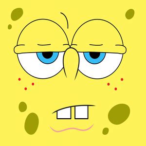 spongebob bored face - Discord Pfp