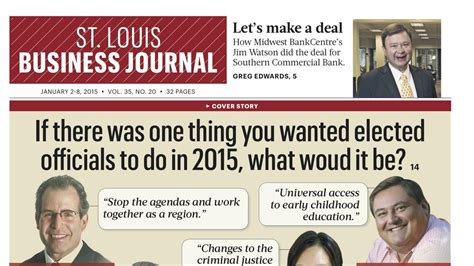 Year in review: The St. Louis Business Journal’s front pages of 2015 ...