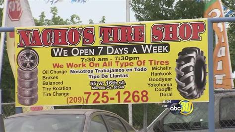 Nacho's Tire Shop in Merced is warning others about a burglar - ABC30 Fresno