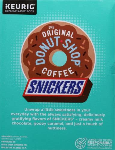 The Original Donut Shop® Snickers™ Light Roast K-Cup® Coffee Pods, 48 ...