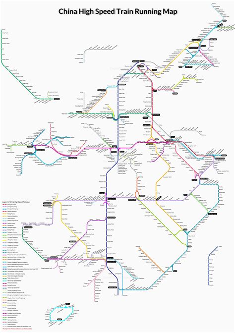 China High Speed Railway Map - 2024 Bullet Trains Routes