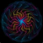 Prismatic Lotus Flower 7 Variation 4 | Free SVG