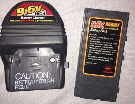 9 6V NiMH New Bright Battery Pack with Charger 9 6 Volt Rechargeable | eBay