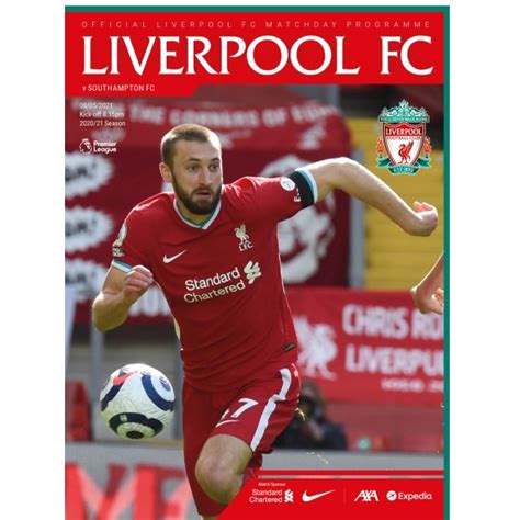 Matchday Programme 24 - L.F.C Vs. Southampton - 8.5.21