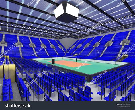 3d Render Beautiful Sports Arena Volleyball Stock Illustration 626165870 | Shutterstock