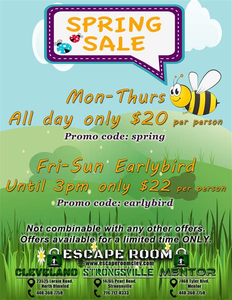 Escape Room Coupon | Escape Room Cleveland