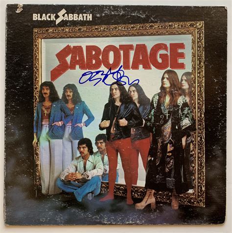 Ozzy Osbourne Signed Black Sabbath Vinyl Album - The Autograph Source