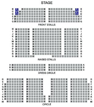 Broadway Theatre Catford Seating Plan | Elcho Table